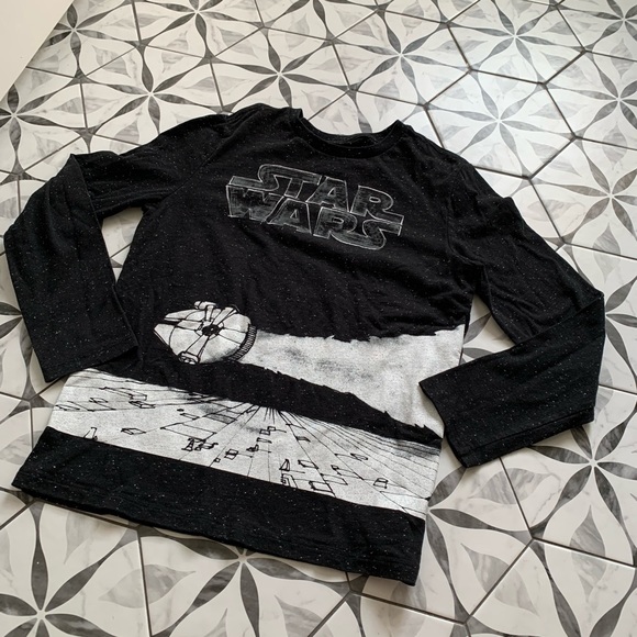GAP x STAR WARS | LS Sketch Tee Millennium Falcon - Picture 7 of 15
